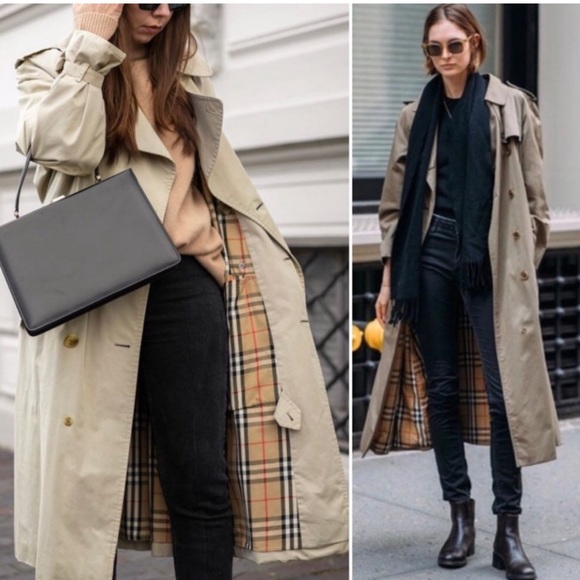 Burberry Vintage Classic Trench Coat 🧥 DAMAGED